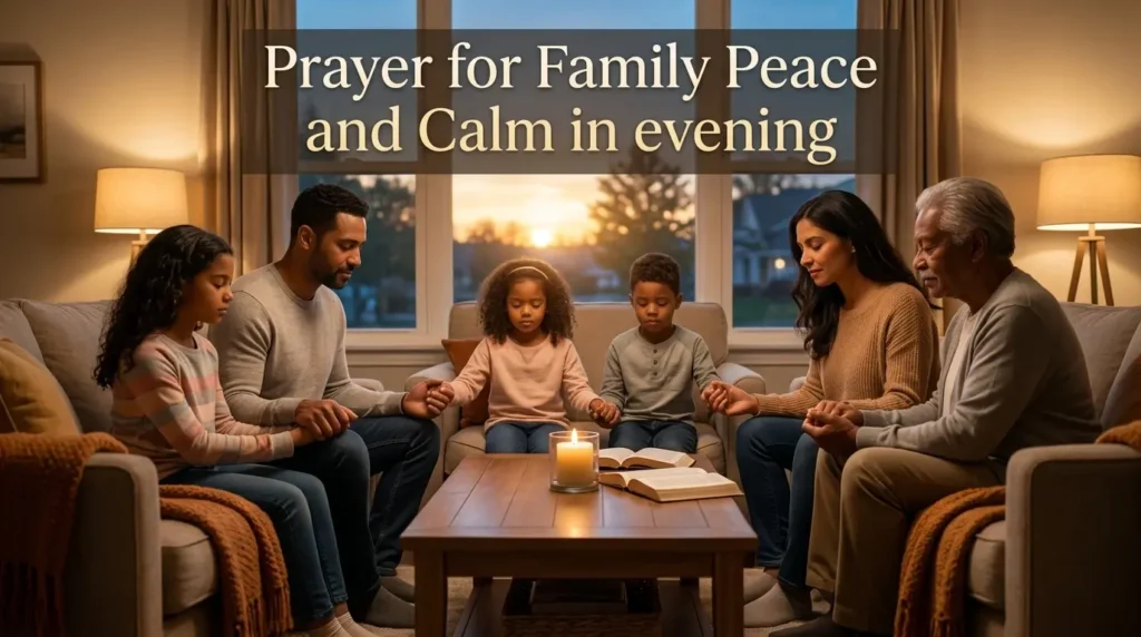 Prayer for Family Peace and Calm