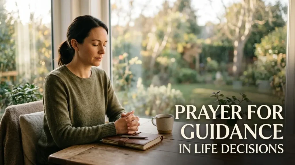 Prayer for Guidance in Life Decisions