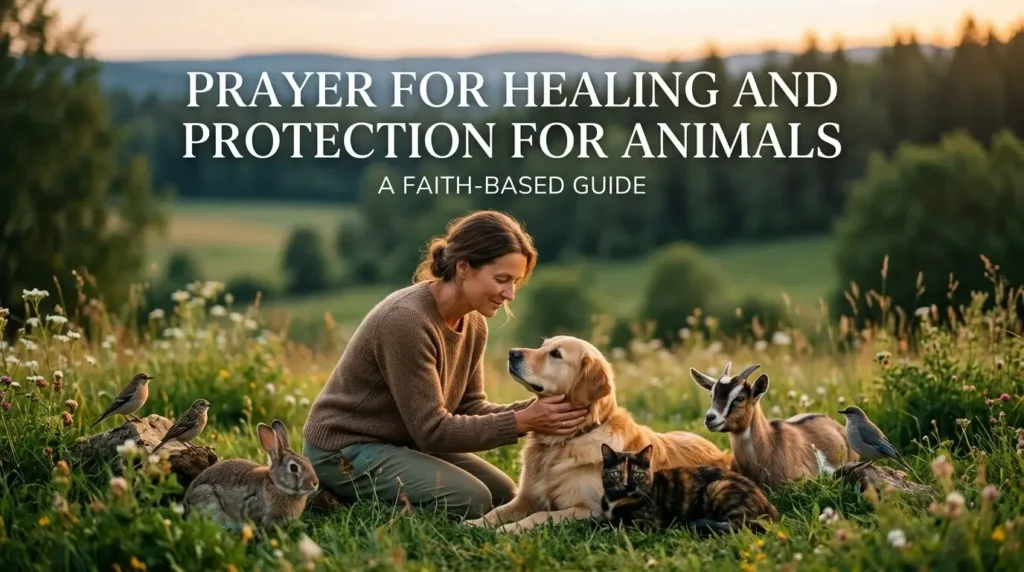 Prayer for Healing and Protection for Animals