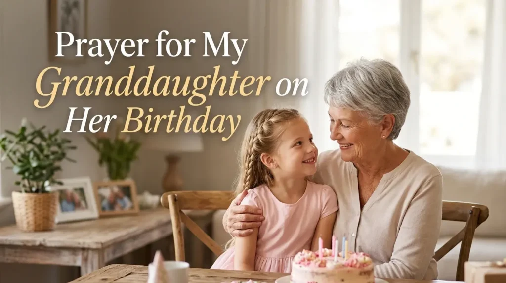 Prayer for My Granddaughter on Her Birthday
