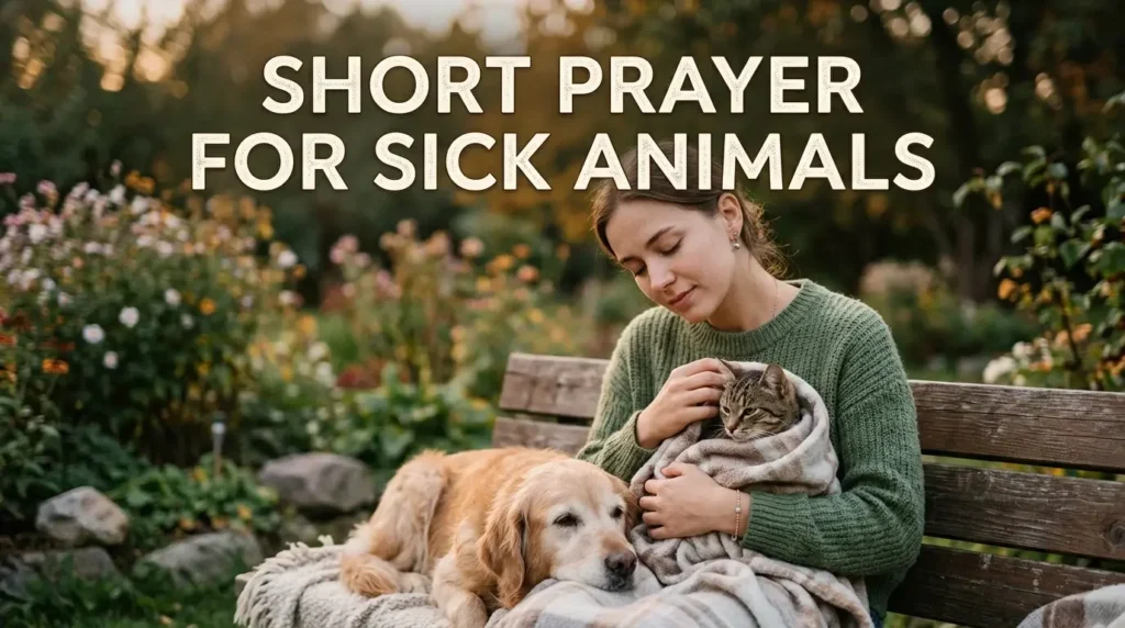 Short Prayer for Sick Animals