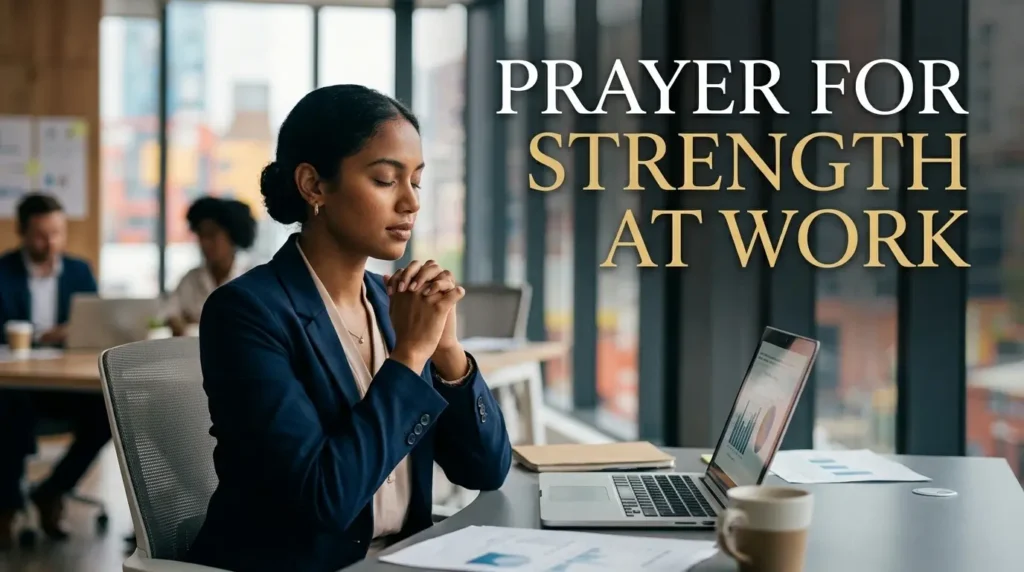 Prayer for Strength at Work
