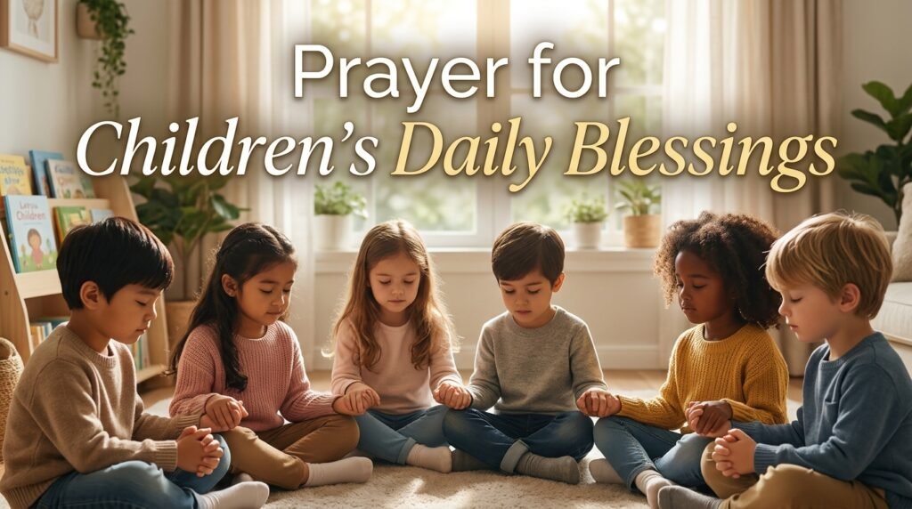 Prayer for Children's Daily Blessings