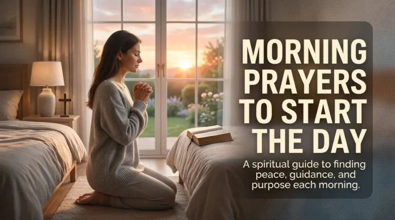 Morning prayers to start the day