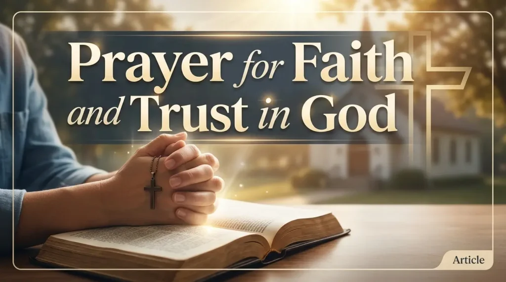 Prayer for Faith and Trust in God