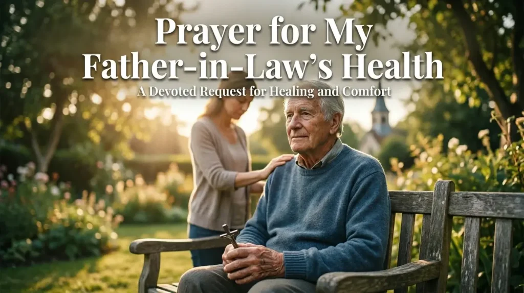 Prayer for My Father-in-Law's Health