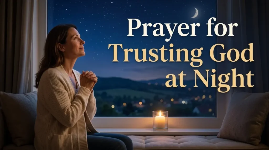 Prayer for Trusting God at Night