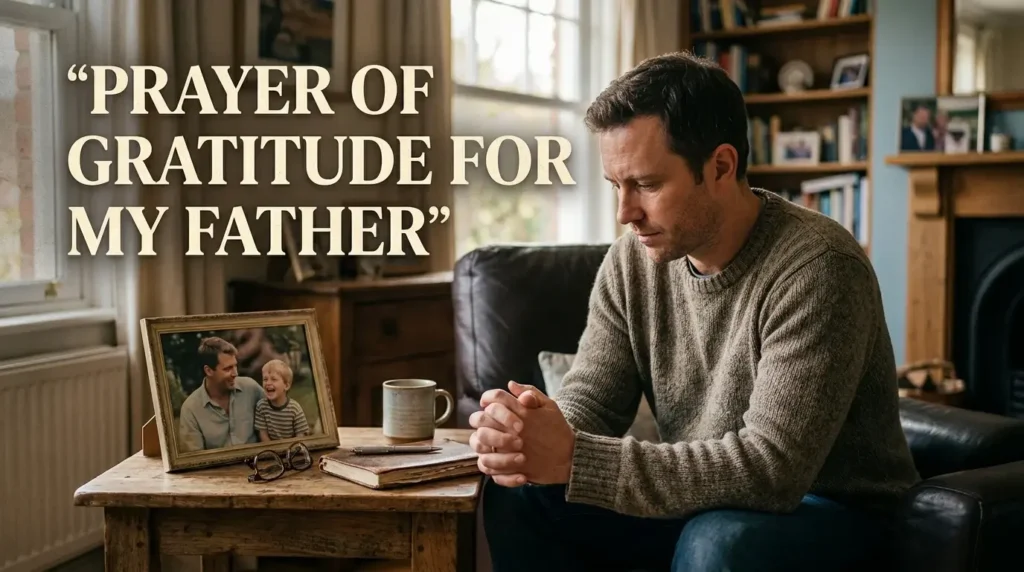 Prayer of Gratitude for My Father