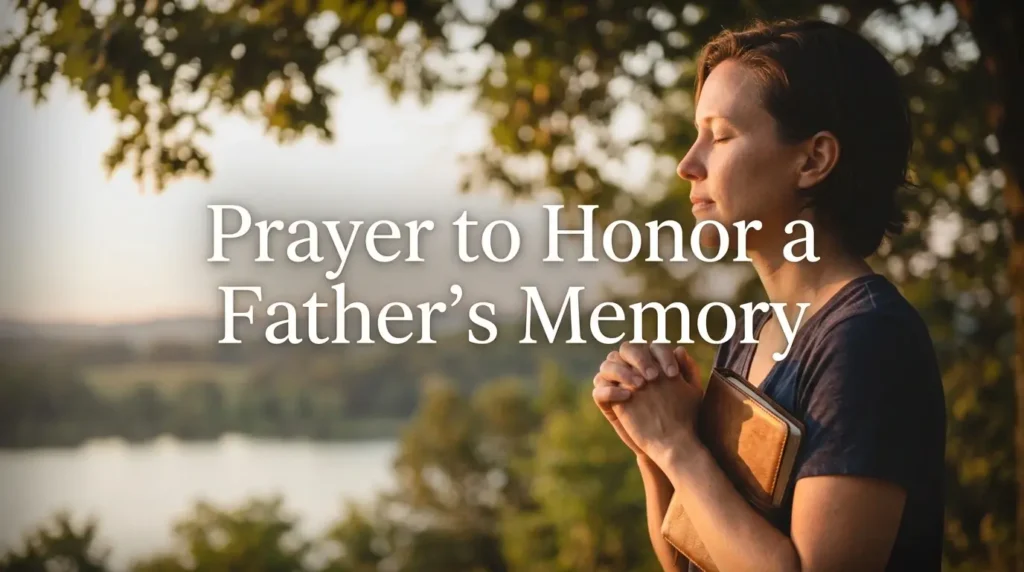 Prayer to Honor a Father's Memory
