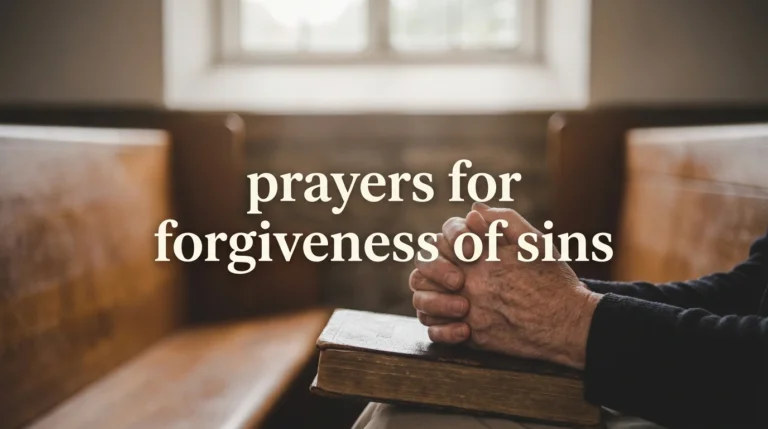 prayers for forgiveness of sins