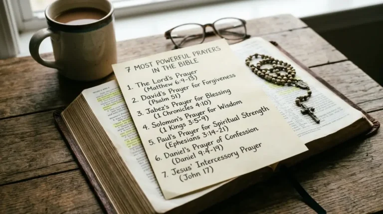 7 most powerful prayers in the bible