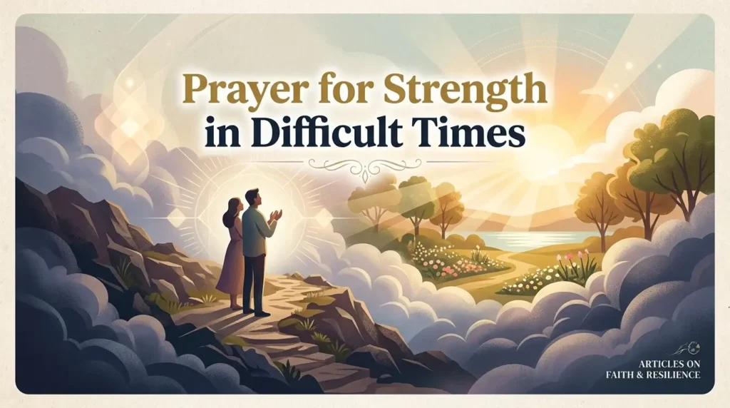 Prayer for Strength in Difficult Times